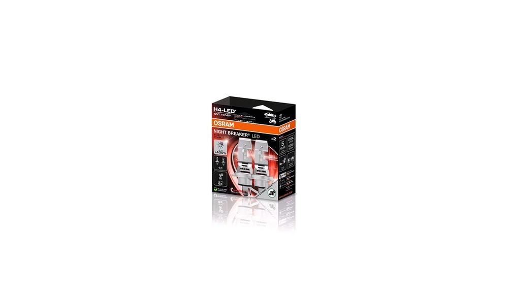 Pæresett H4 Night Breaker LED Speed v:1690175 Pæresett H4 Night Breaker LED Speed v:1690175