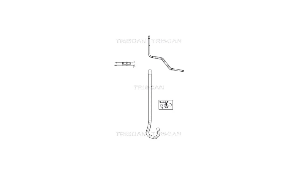 Hydraulikkslange, styring 8516 16033 (Tr v:1899681