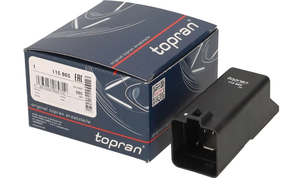 Styreapparat, Glødetid 115 865 (Topran) v:1749572 Styreapparat, Glødetid 115 865 (Topran) v:1749572