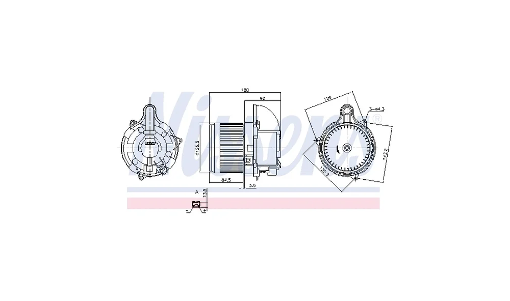 Kupévifte - 87523 - (Nissens) v:3695163