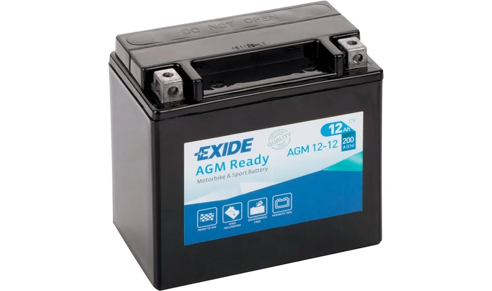 Exide batteri 12V-12Ah, River 500 95-99 v:1543317