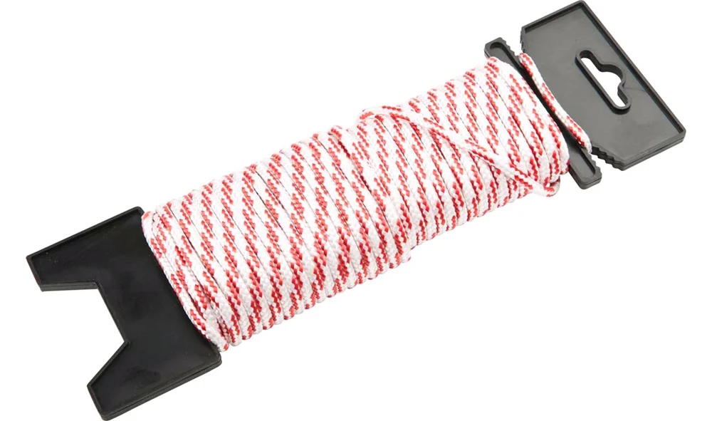 Snor flettet polyester, 20 M, Ø 4mm v:4781393