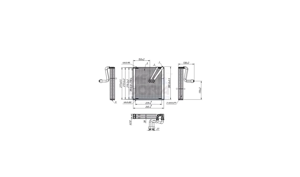 Fordamper, klimaanlegg 997130 (Meat & Do v:7620349