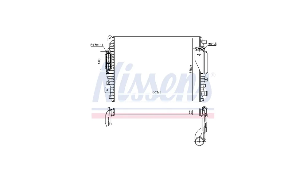 Intercooler - 96045 - (Nissens) v:4938126