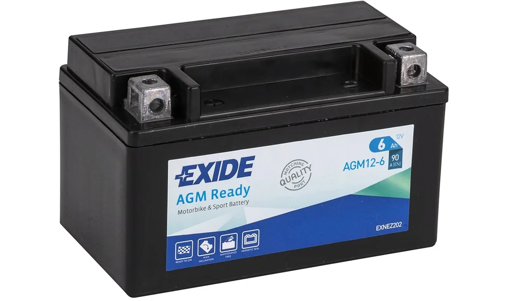 Batteri Exide 12V-6Ah AGM, VGA One v:4563158