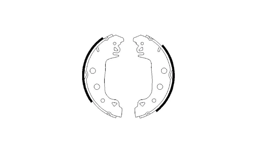 Bremsesko Sett – 0 986 487 546 – (BOSCH) v:2543852 Bremsesko Sett – 0 986 487 546 – (BOSCH) v:2543852