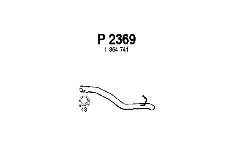 Eksosrør – P2369 – (Fenno) v:7231470