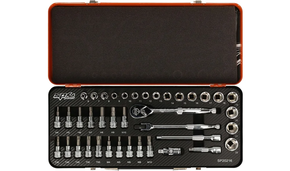 Pipenøkkelsett 3\/8\ 39 deler (SP Tools) v:2714207"