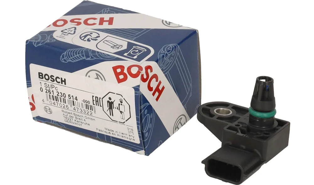 Sensor, Sugerørtrykk 0 261 230 514 (BOSC v:9650078 Sensor, Sugerørtrykk 0 261 230 514 (BOSC v:9650078