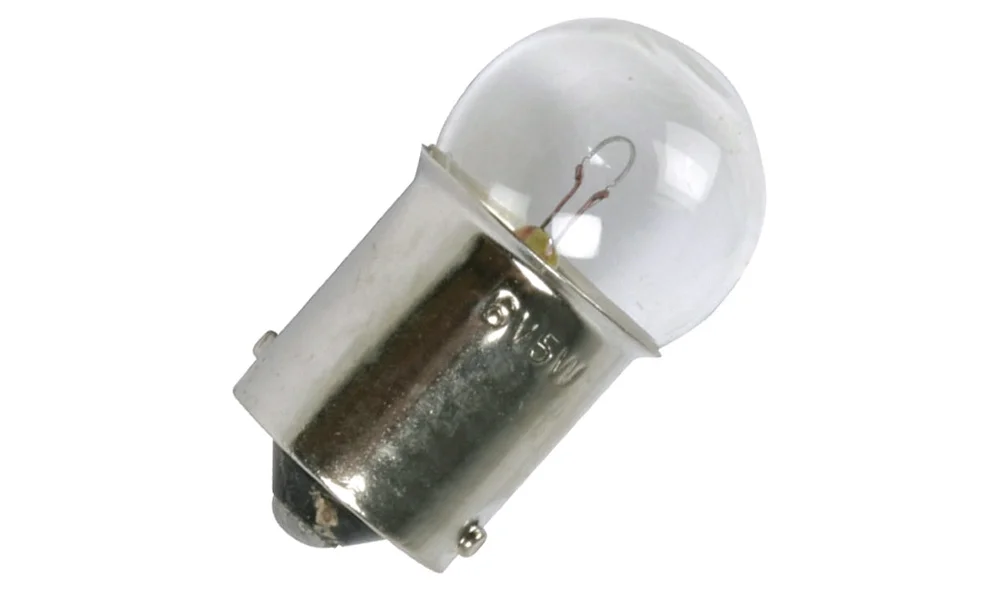 Blinklyspære, BA15S, 6V-5W v:1891787