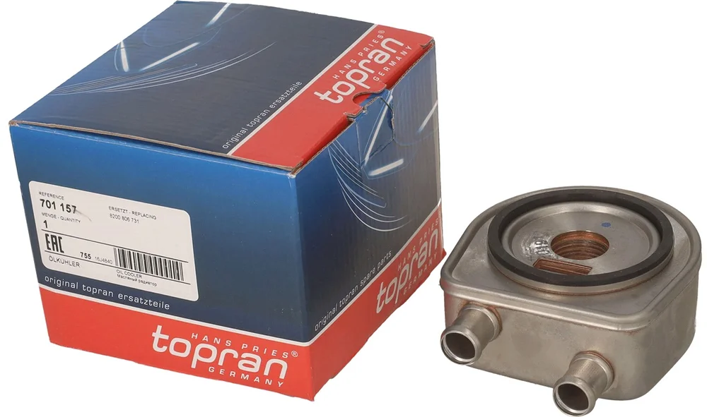 Oljekjøler, motorolje 701 157 (Topran) v:2298870
