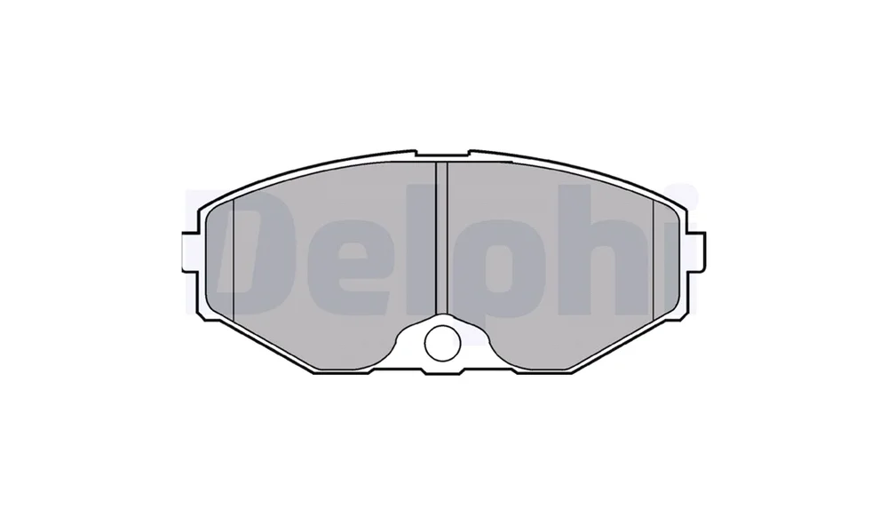 Bremsekloss Sett - LP1058 - (Delphi) v:6219037