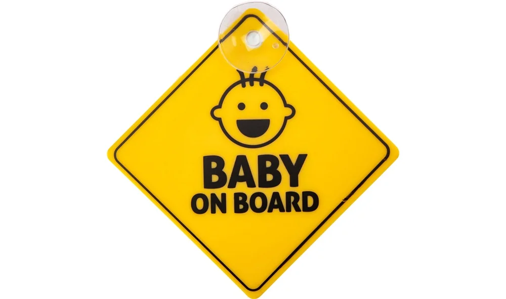 BABY ON BOARD skilt m sugekopp til rute v:9502038