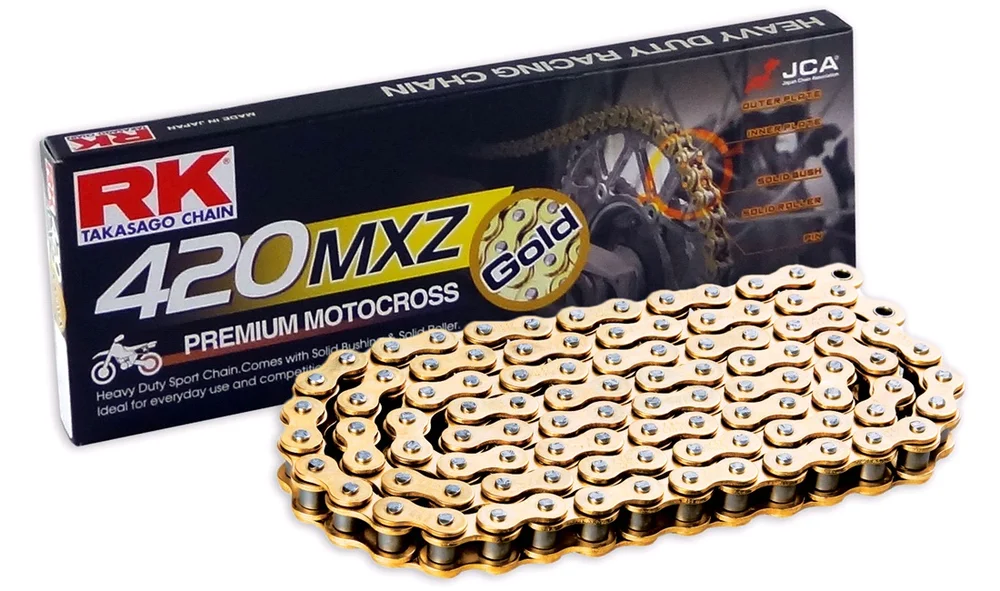Kjede MX RK GB420MXZ Gull 130 ledd v:7785154 Kjede MX RK GB420MXZ Gull 130 ledd v:7785154