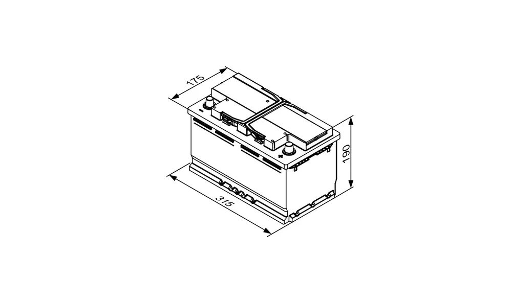Batteri 0 092 S4E 111 S4E EFB (BOSCH) v:8172016