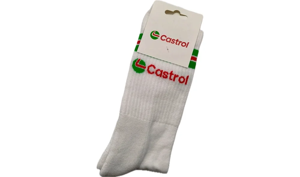 Tennissokker Castrol hvit str 39-44 v:9466438