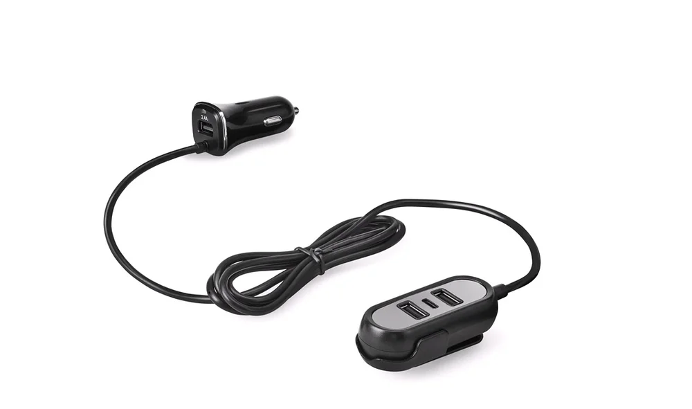 12-24V USB adapter front og bak USB-A\/C v:914593