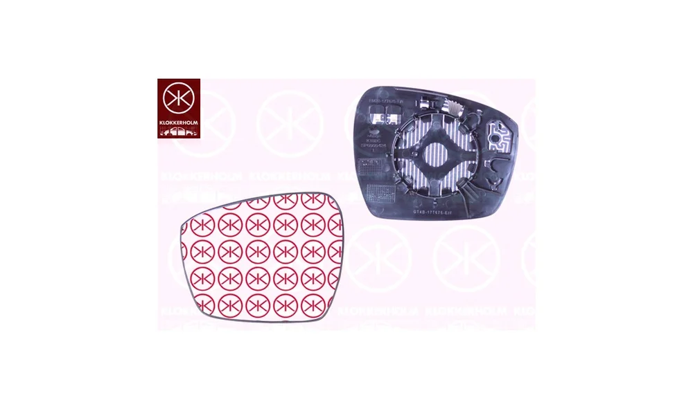Speilglass, Ytterspeil 25881061A1 (Klokk v:8260136 Speilglass, Ytterspeil 25881061A1 (Klokk v:8260136