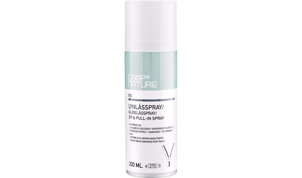 Glidelåsspray, Camp+nature Zip&Pull-In v:2138082