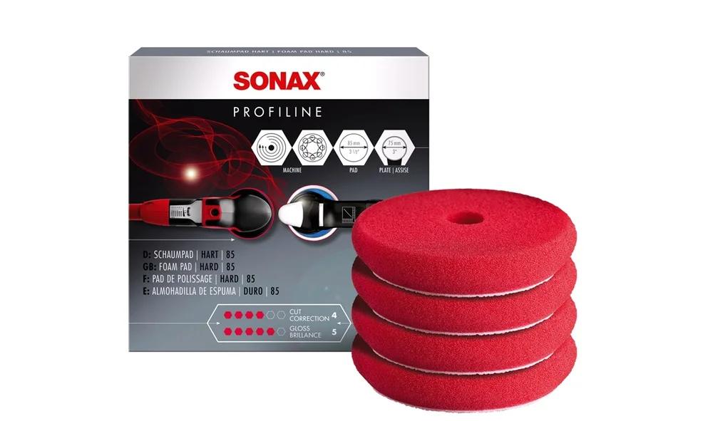 SONAX Profiline Poleringspute Rød 75mm v:1198041
