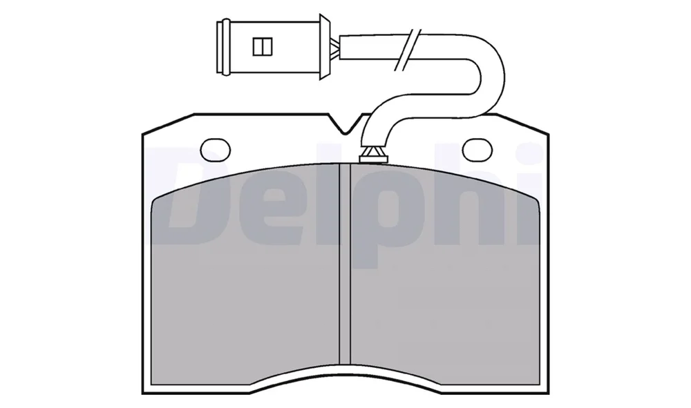 Bremsekloss Sett - LP863 - (Delphi) v:8547823