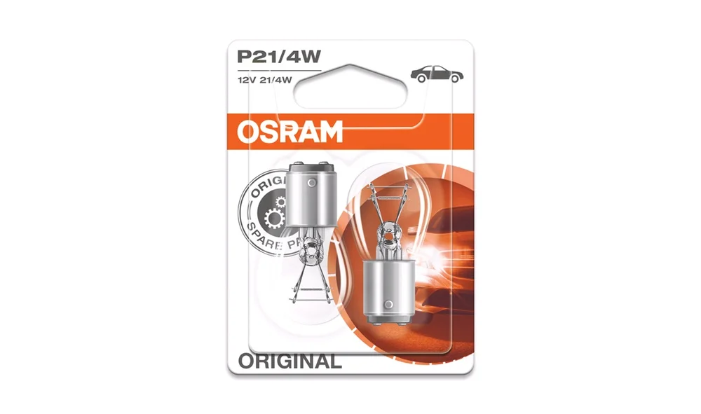 Pæresett, P21\/4W BAZ15d 12V-21\/4W OSRAM v:3594817 Pæresett, P21\/4W BAZ15d 12V-21\/4W OSRAM v:3594817