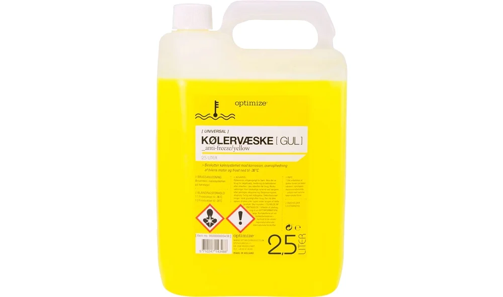 Kjølevæske, Gul, 2,5 liter v:2255921
