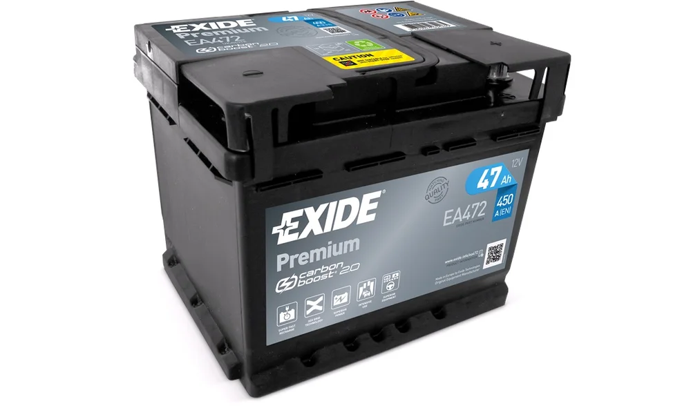 Batteri – EA472 – PREMIUM * – (Exide) v:3842422