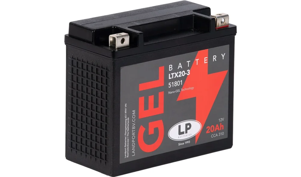 Batteri 12V-20Ah GTX20L-BS, Gel v:5978459