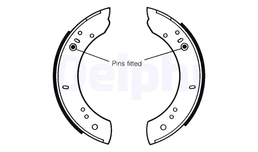 Bremsesko Sett – LS1072 – (Delphi) v:520729 Bremsesko Sett – LS1072 – (Delphi) v:520729