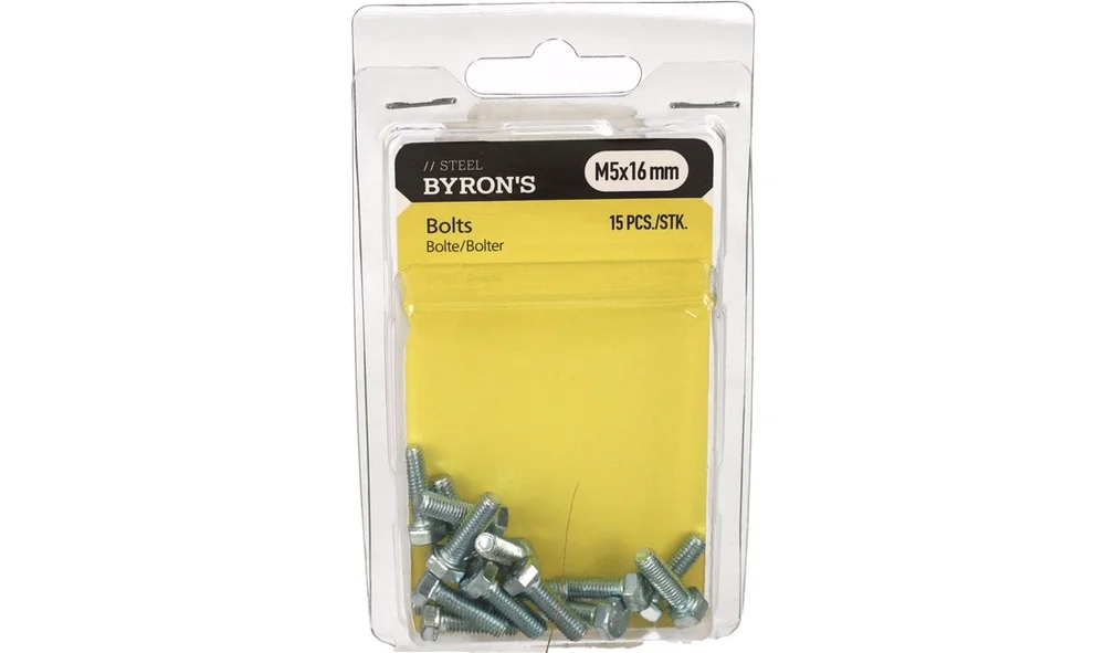 Bolte M5x16 mm – 15 stk v:4789633