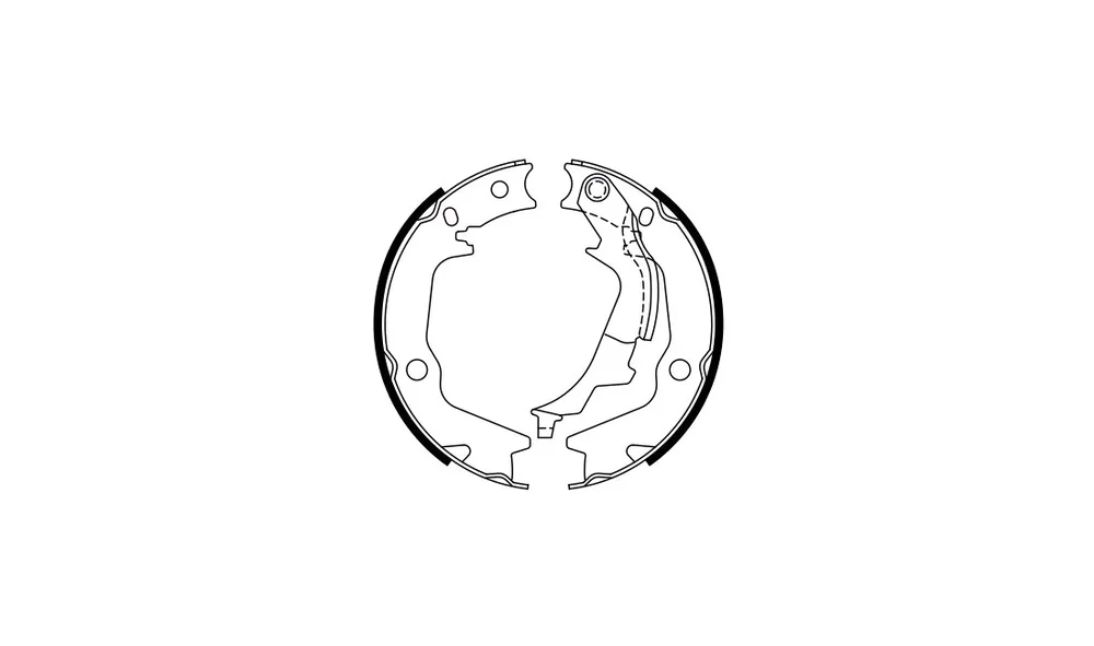 Bremseskosett, Håndbrems 0 986 487 769 ( v:5568446