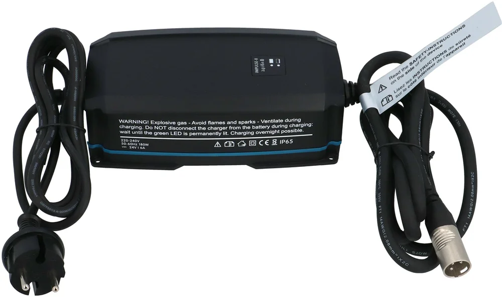 Lader 24V-6A BT IP65 vanntett, 3-bent v:2141715
