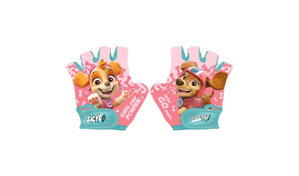 Sykkelhansker barn Paw Patrol blå\/rosa v:2189357