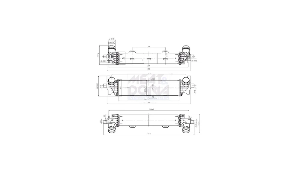Intercooler – 995451 – (Meat & Doria) v:5429985 Intercooler – 995451 – (Meat & Doria) v:5429985