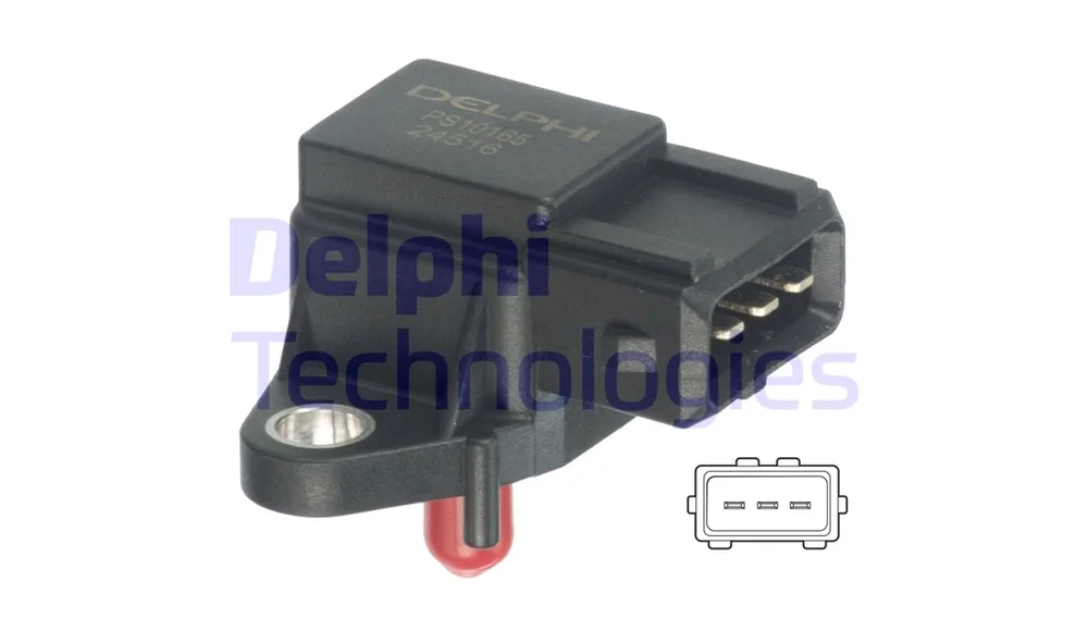 Sensor, Sugerørtrykk PS10165 (Delphi) v:395584 Sensor, Sugerørtrykk PS10165 (Delphi) v:395584