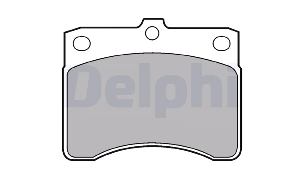 Bremsekloss Sett - LP578 - (Delphi) v:2422897