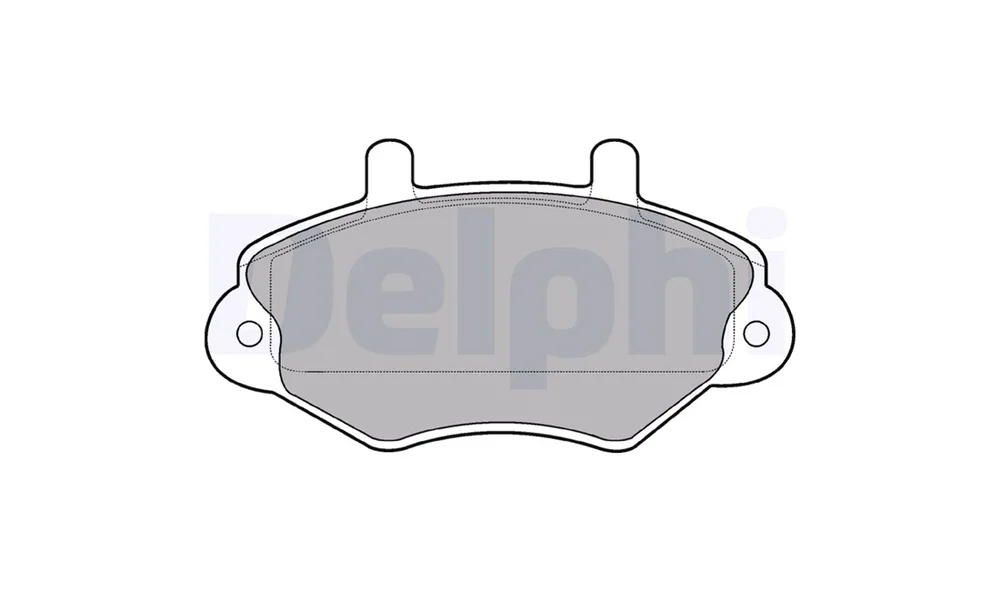 Bremsekloss Sett - LP767 - (Delphi) v:1484598