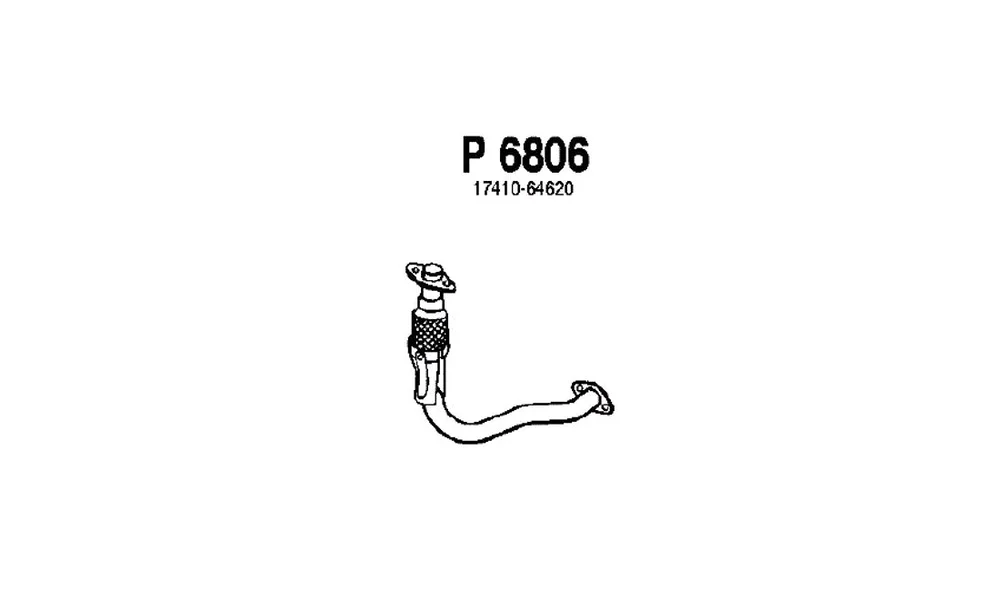 Eksosrør – P6806 – (Fenno) v:7327783 Eksosrør – P6806 – (Fenno) v:7327783