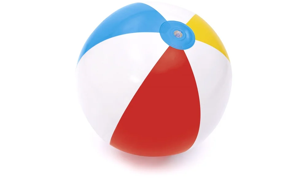 Badeball flerfarget 51 cm v:1378964
