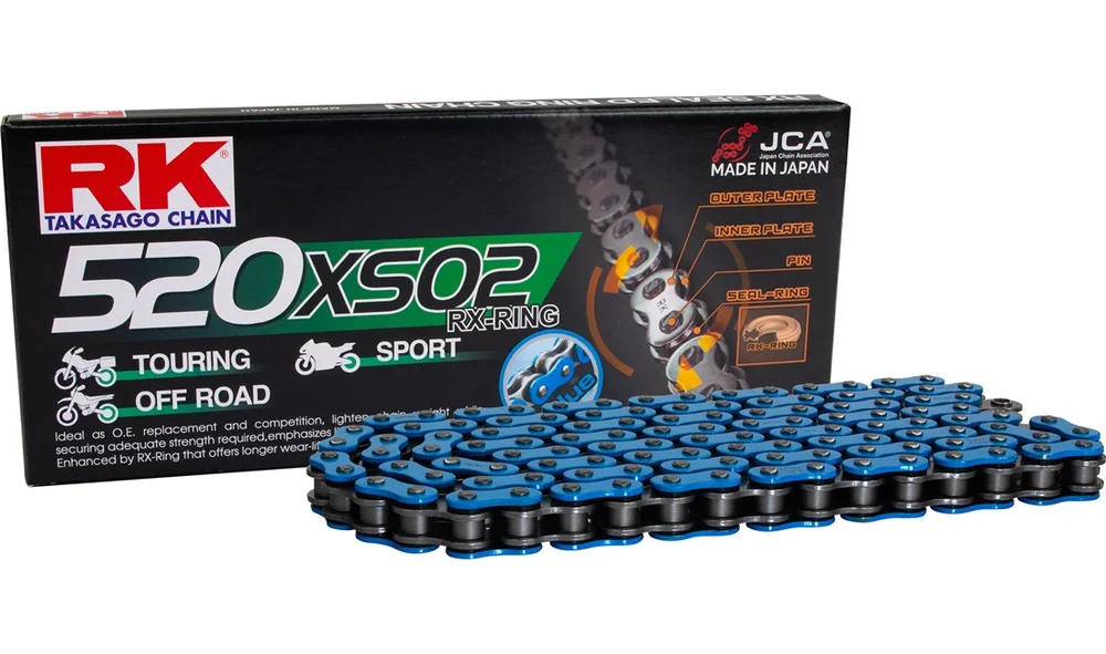 Kjede RK BB520XRE Blå XW-ring 120 ledd v:4459604