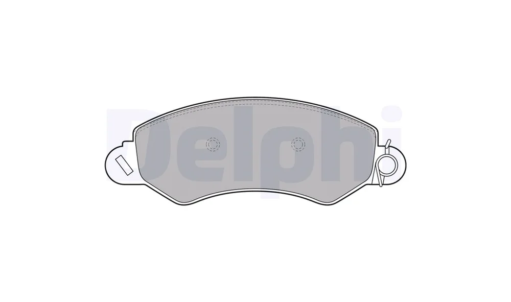 Bremsekloss Sett - LP2096 - (Delphi) v:2090891