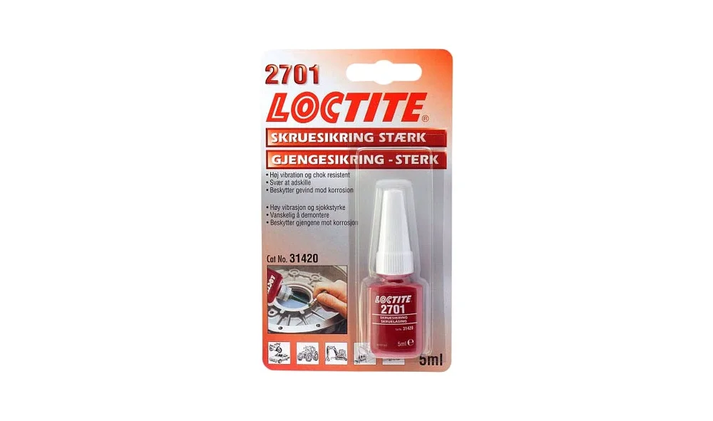 Loctite 2701 Skruesikring Sterk v:390160