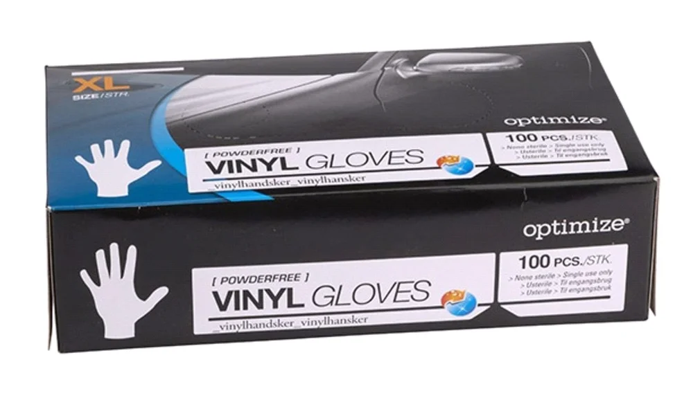 Engangshansker Vinyl PF 100 stk StrXL v:9216969