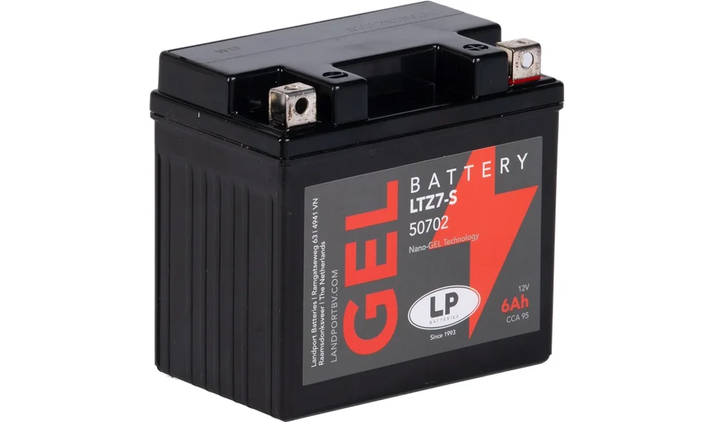 Batteri 12V-6Ah GTZ7-S, Gel v:7234109