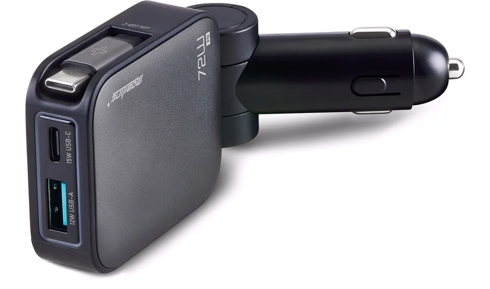 12\/24V Multibiladapter USB-A\/C\/kabel 72W v:133381