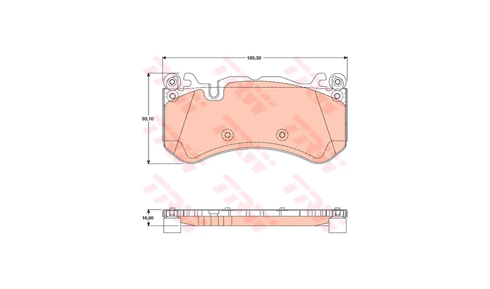 Bremsekloss Sett – GDB1734 – (Vector) v:4345173 Bremsekloss Sett – GDB1734 – (Vector) v:4345173