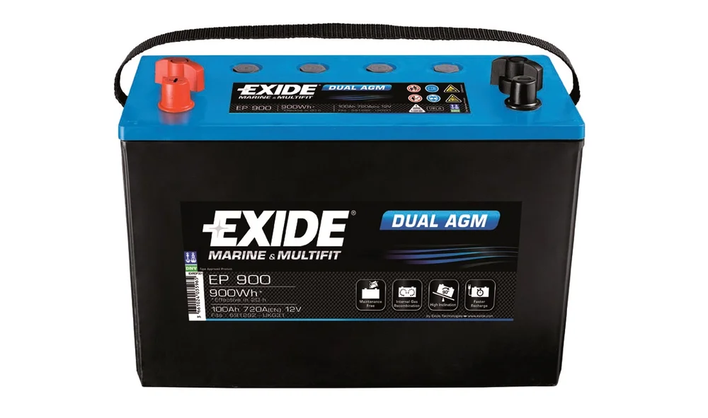 Batteri – EXIDE DUAL AGM v:9168753 Batteri – EXIDE DUAL AGM v:9168753