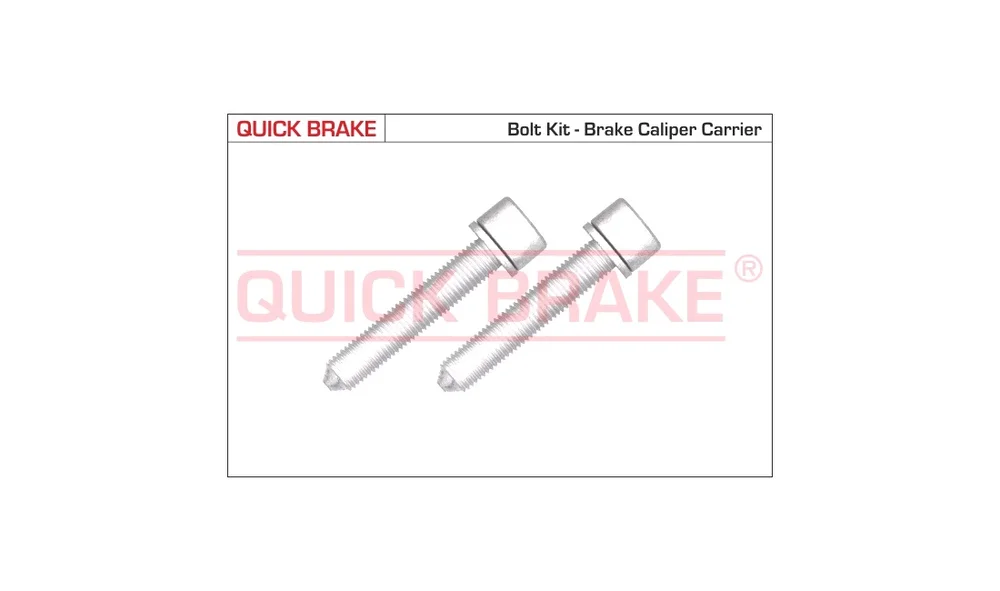 Skrue, bremsecaliper 11612K (Quick Brake v:7105510