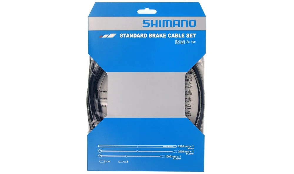 Bremsekabelsett SHIMANO Racer\/MTB sort v:3597739